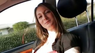 Smiling sexy gf got her bum hole stuffed with the mighty dong